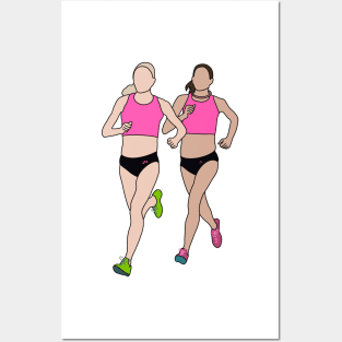 Shalane Flanagan and Kara Goucher Posters and Art